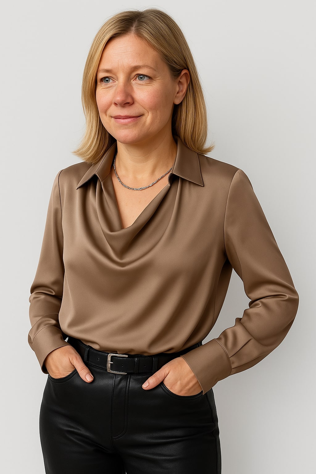 Elegant bluse med tidløst design