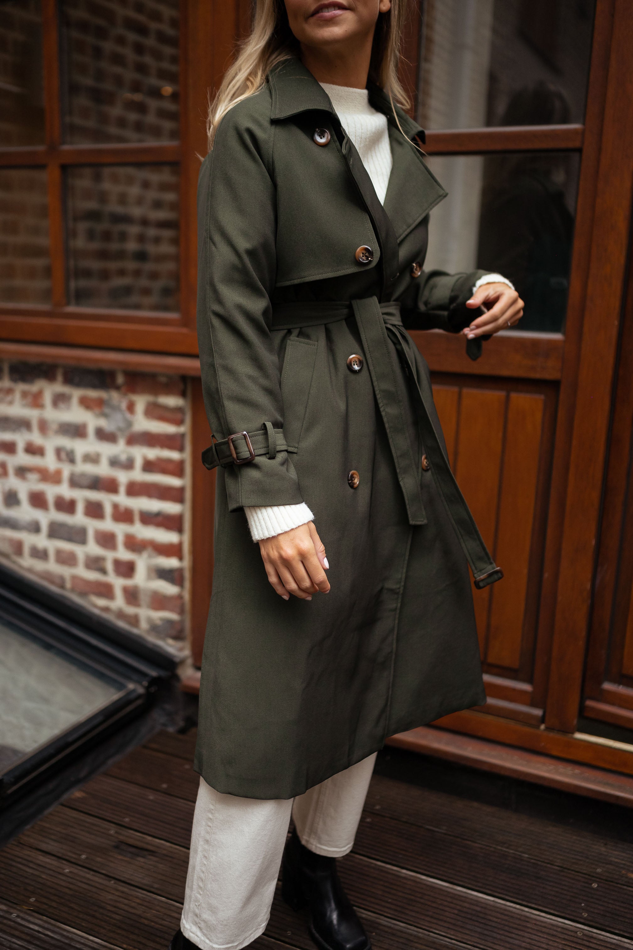 Karla | Elegant Trenchcoat til Kvinder