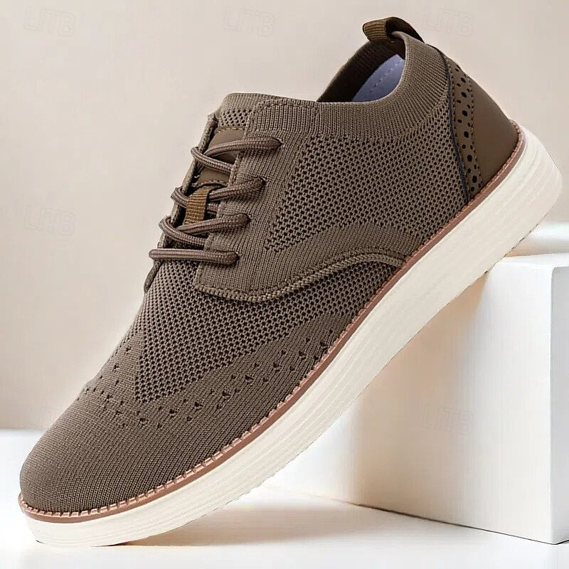 Åndbare sneakers til mænd i moderne stil