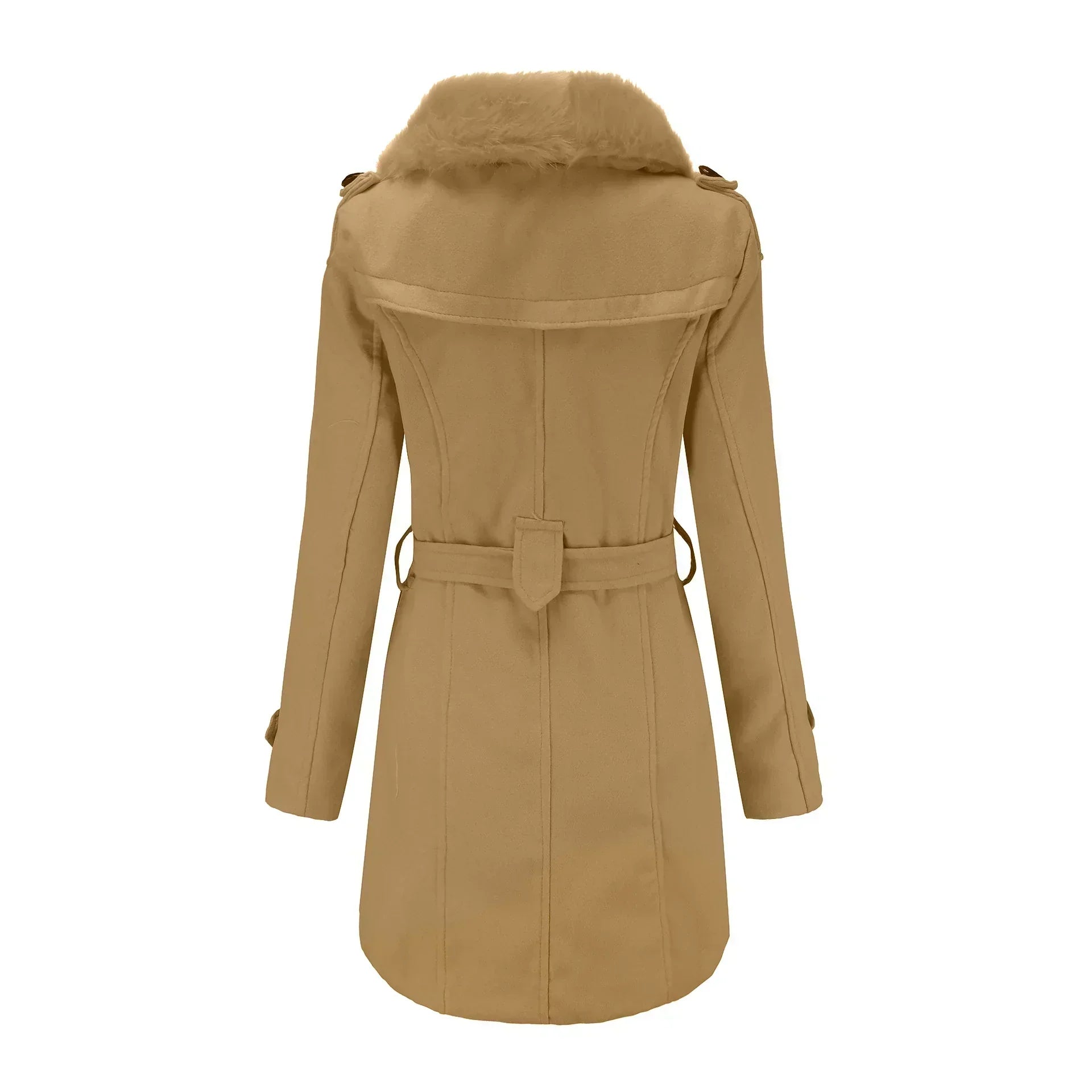 Mille | Fløjlsblød Varm Uld Vinterfrakke til Kvinder