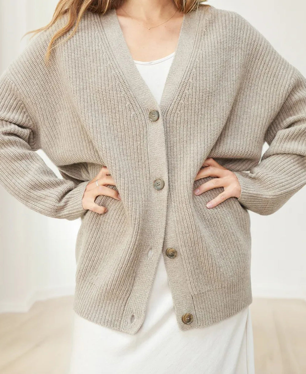 Luna | Dame Komfortabel Strikket Cardigan