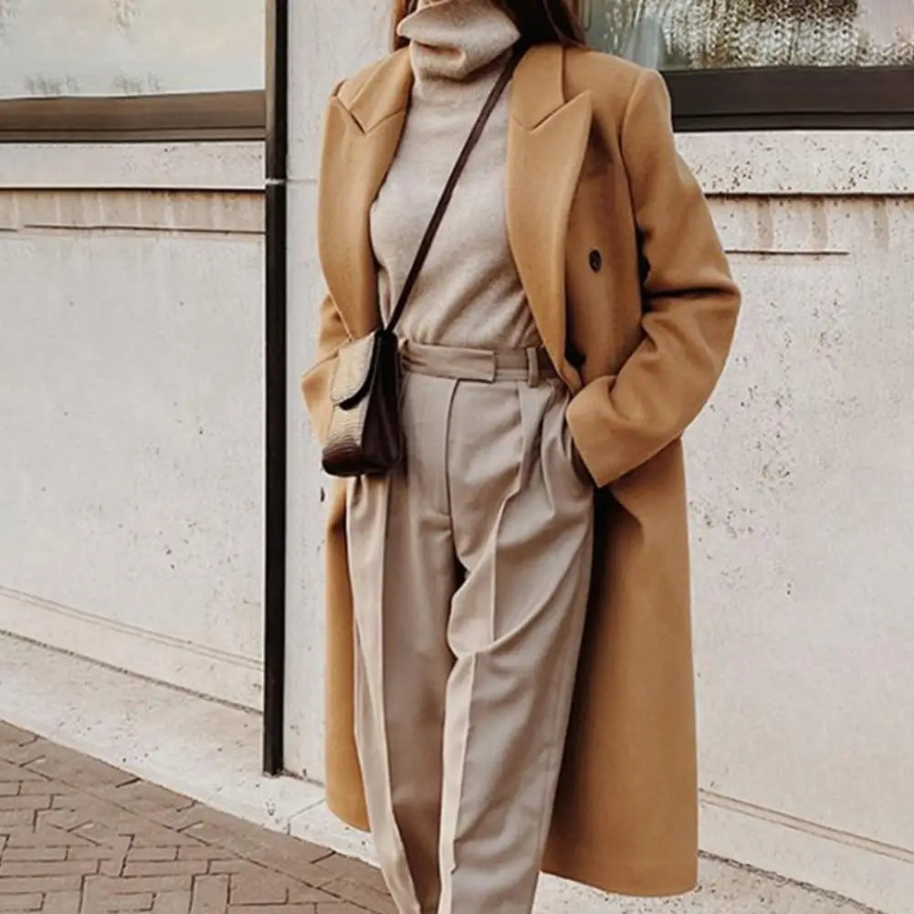 Liva | Elegant Trenchcoat med Reverskrave