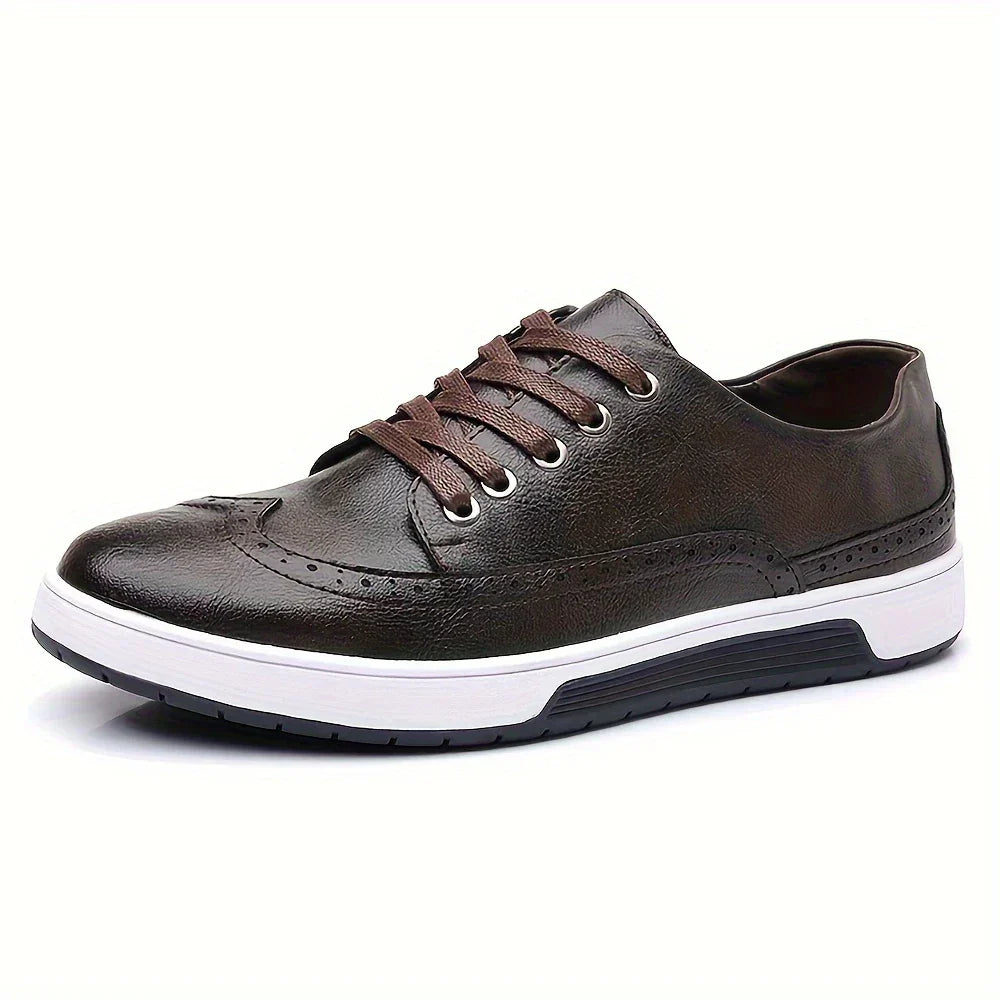 Afslappede lædersko til hverdagsbrug