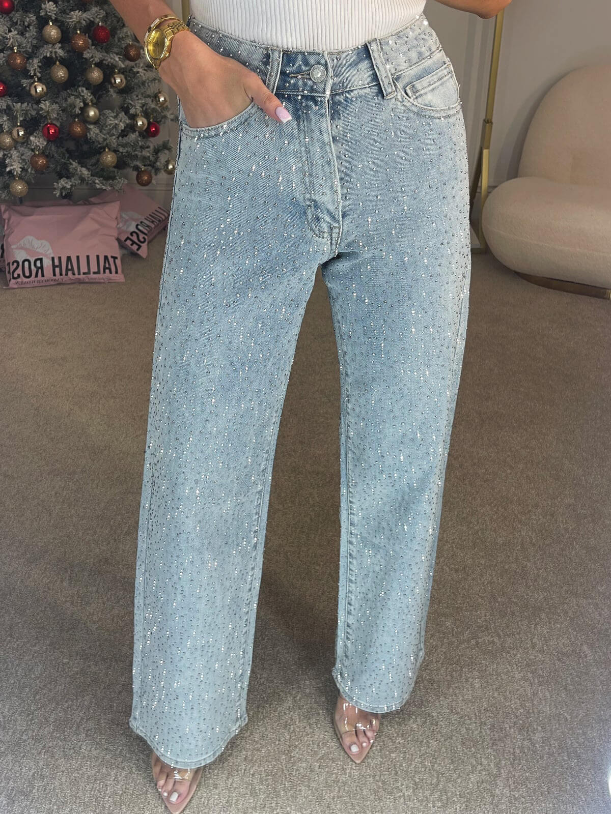 Freja – Stilfulde glimmerjeans