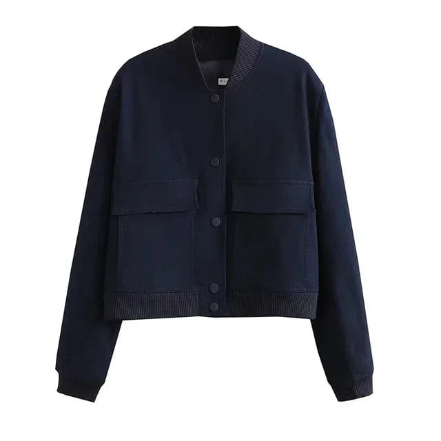 Agnes | Elegant Kort Overgangsjakke til Kvinder