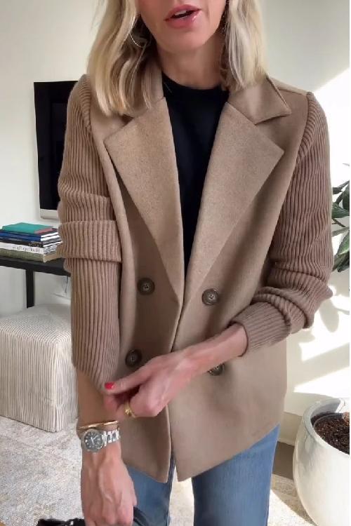 Hedvig | Elegant Strikærme Blazer